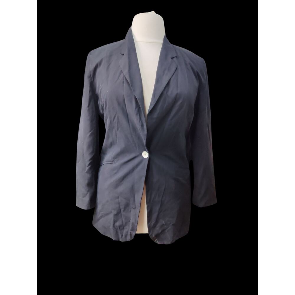 Vintage Express Silk size medium black blazer